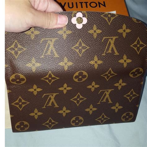 old flower louis vuitton wallet